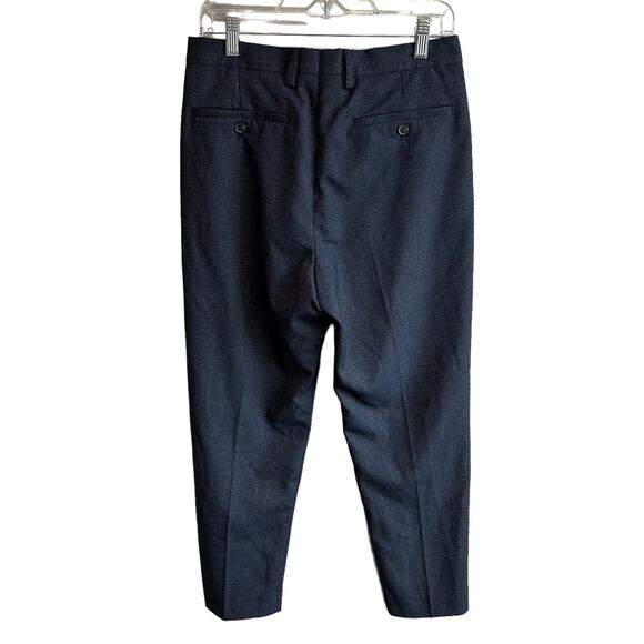 Zara Ankle Trouser Career Work Pant Blue 29 - Picture 6 of 9